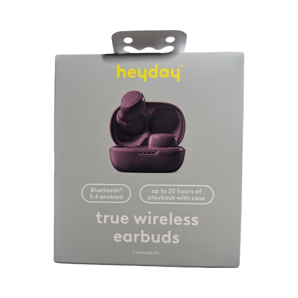 Cc7-N heyday True Wireless Bluetooth Earbuds Maroon Wireless Double Earpieces‎